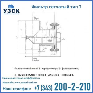 Фильтр сетчатый ФС по Т-ММ-11-2003 в Барнауле
