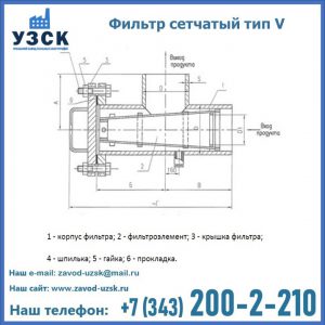 Фильтр сетчатый ФС по Т-ММ-11-2003 в Барнауле