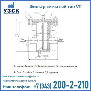 Фильтр сетчатый ФС по Т-ММ-11-2003 в Барнауле