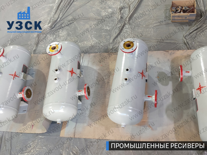 фотография емкостных ресиверов газа Барнаул